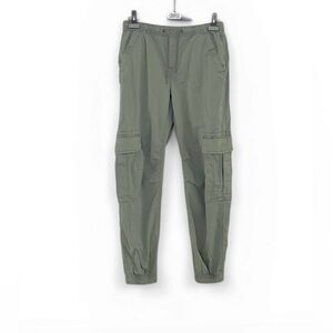 Garage Green Cargo Jogger Pants